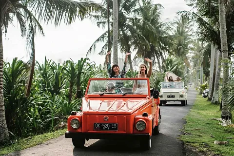 Visite de la Porte du Paradis en voiture classique VW Safari