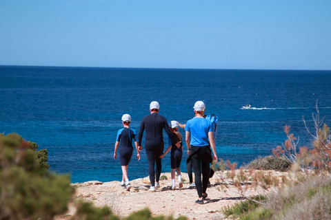 Family Coasteering Cala Comte Ibiza: Easy, Snorkel & Photos
