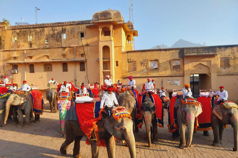 Privat dagsutflykt Jaipur guidad tur med aptempletStadsrundtur med guide