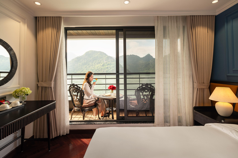 Ha Long Bay on A Luxury 6-star Cruise 2D1N and 3D2N HA LONG BAY 3D2N & SHARED TRANSFER (ROUND TRIP)