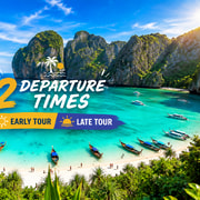Phuket: Phi Phi, Maya Bay & Khai Island Day Tour with Lunch Phuket: Phi Phi, Maya Bay & Khai Island Day Tour with Lunch