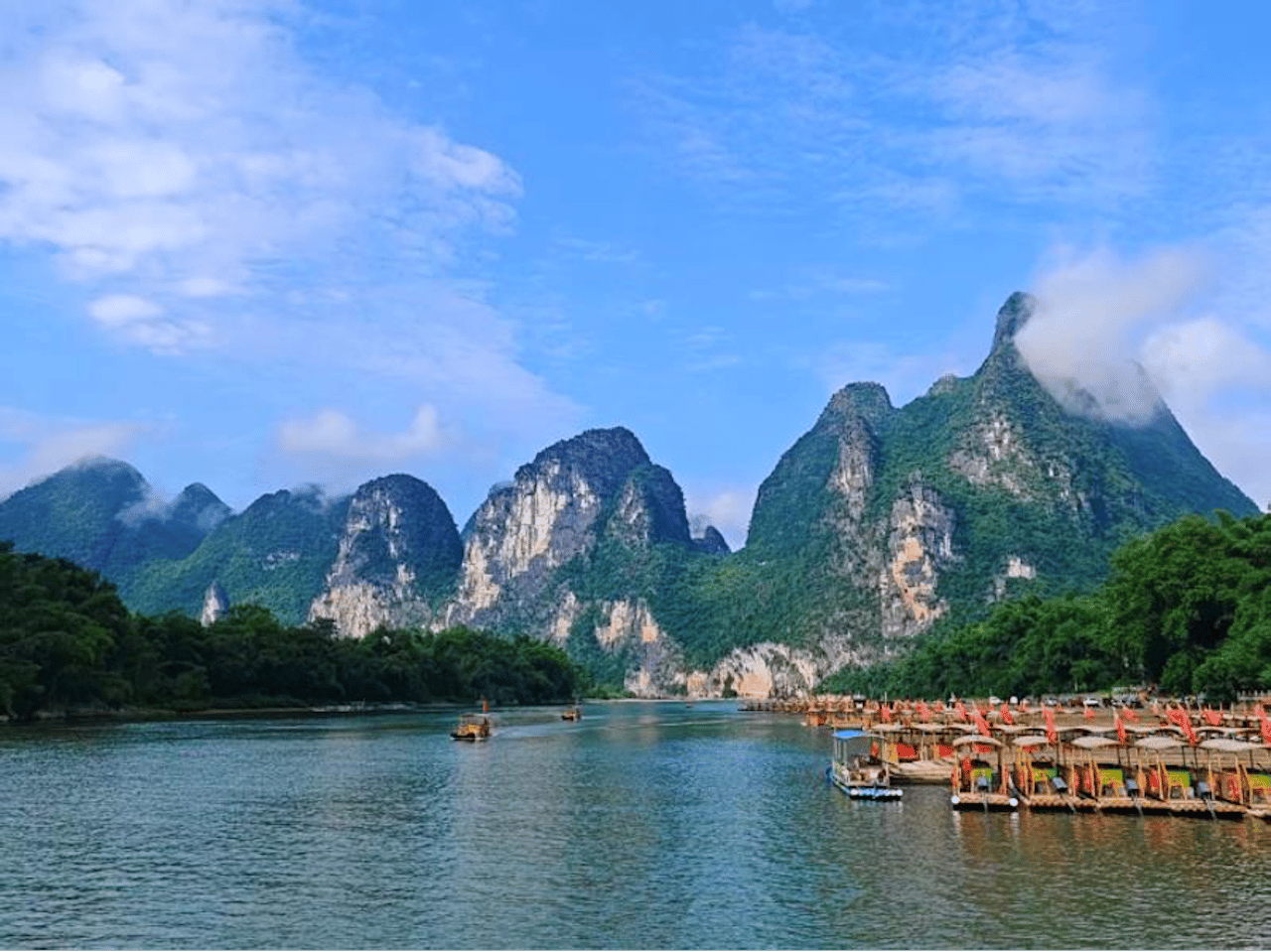 Ab Guilin: Li Jiang-Flussfahrt, Yangshuo & Xianggong-Hügel – Tagestour