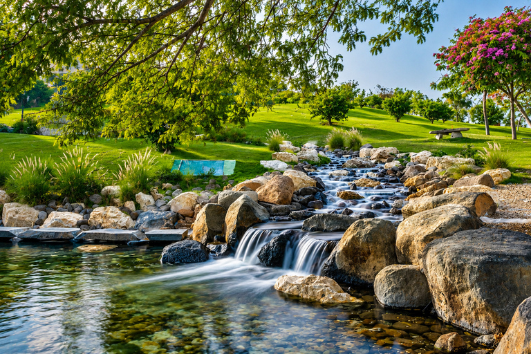 Doha: Katara Hills Park Walking Tour with Hotel Transfers