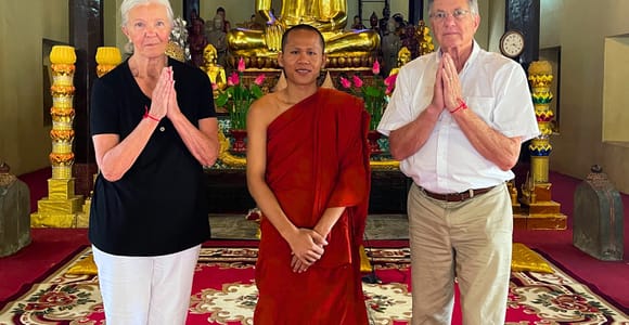 Siem Reap: Monk Blessing Ceremony and Meditation Class