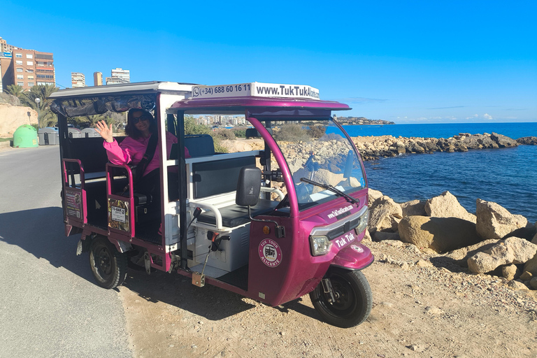 Discover Alicante by Tuk Tuk: an experience for everyone Discover Alicante and Parque El Palmeral by Tuk Tuk in 90 minutes