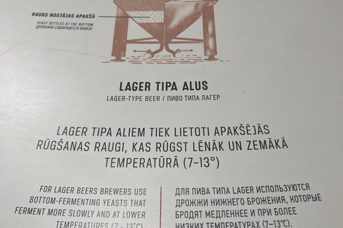 Authentic Latvian Brewery Beer Tasting & Riga Highlight Tour