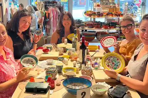Brisbane: Ceramic Plates & Bowls Paint and Sip Classes