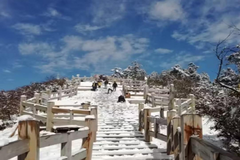 Sichuan: Xiling Snow Mountain & Hot Springs Entry Ticket Free Admission + Round‑trip for Yuanyang Pool + Hot Spring