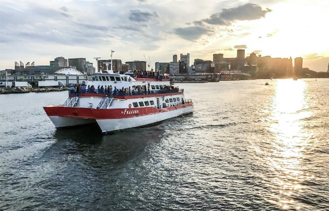 Visit Boston Boston Harbor Sunset Cruise in Quincy