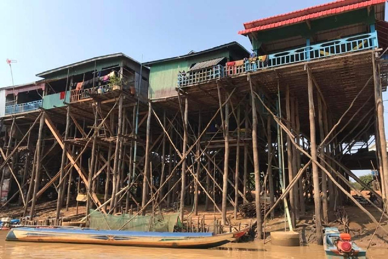 De Siem Reap: Passeio de barco pela vila flutuante