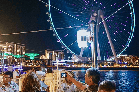 Dubai: Marina Premium Dinner Cruise with Unlimited Drinks Upper Deck without transfers