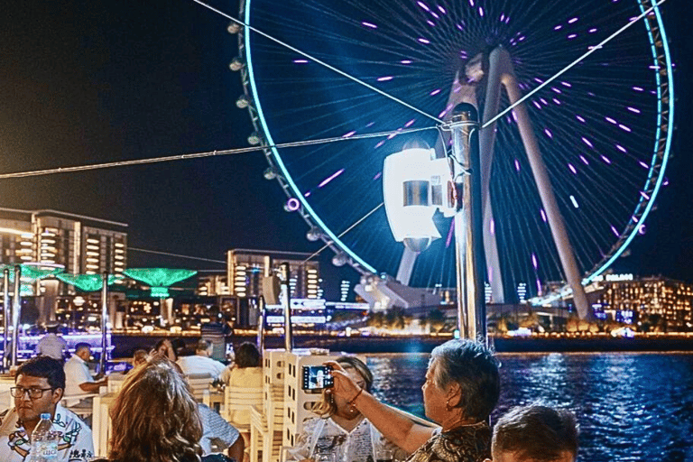Dubai: Marina Premium Dinner Cruise with Unlimited Drinks Upper Deck without transfers