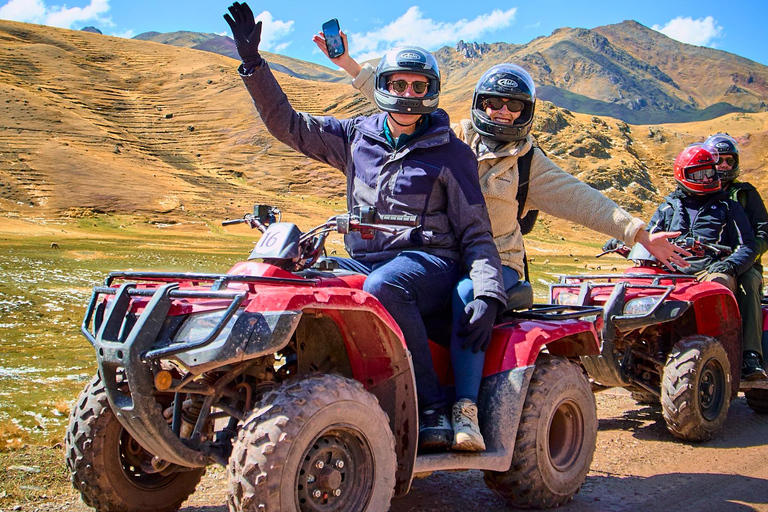 From Cusco: ATV Off-Road Tour to Moray and Maras Salt Mines Single Rider with All Tickets Included