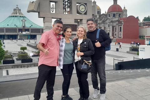 Teotihuacan &amp; Basiliek van Guadalupe: privétour met lunch
