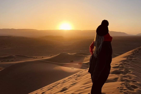 From Marrakech: 2-Day Zagora Desert Tour Camel & Luxury Camp Shared Tour With Luxury Camp