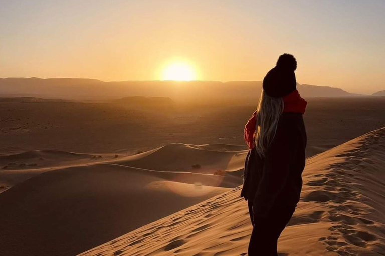 From Marrakech: 2-Day Zagora Desert Tour Camel & Luxury Camp Shared Tour With Luxury Camp