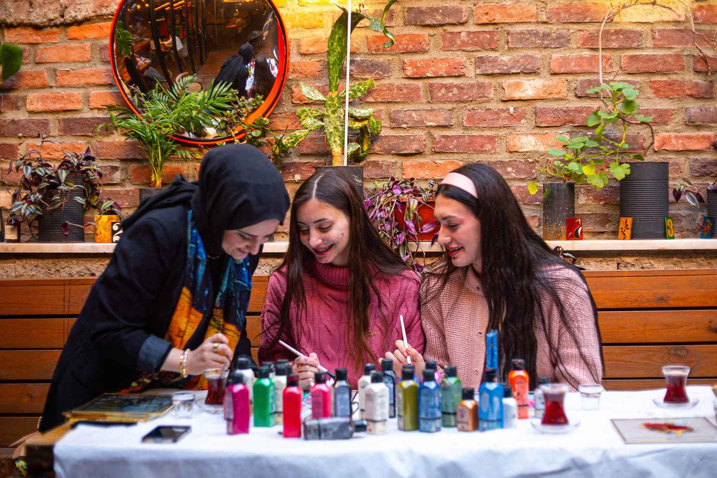 Taller de Caligrafía Turca sobre Vidrio en Estambul