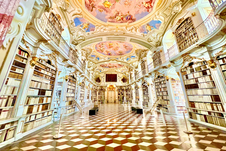 Vienna: Admont Abbey - Library and Hallstatt Day Guided Trip