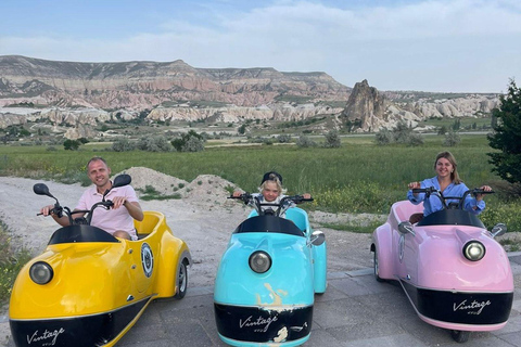 Cappadocia: Vintage Trike Bike Sunset Tour Experience One Hour Vintage Trike Bike Tour Experience