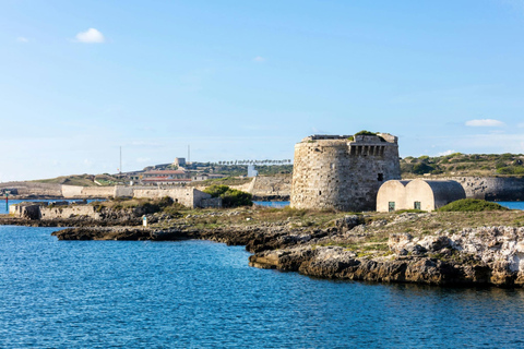 Boottocht in de haven van Mahon met markt en jeneverstokerijBoottocht in de haven van Mahon met Mahon-markt en gin-distilleerderij