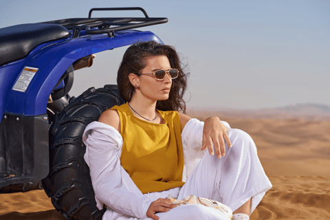 Dubai: Desert Safari, Quad Bike & Premium Camp Experience Shared 6-Hour Desert Safari & Noble Dinner Show with Quad