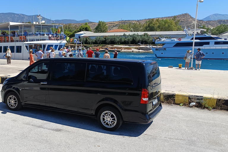 Corinth Canal Cruise, Epidaurus, and Nafplio Private Tour Canal views and photo stop, Mycenae, Epidaurus and Nafplio