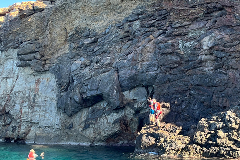 Experiencia de coasteering en Ibiza