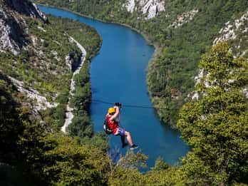 Omiš: 3-Hour Cetina Canyon Zipline Experience