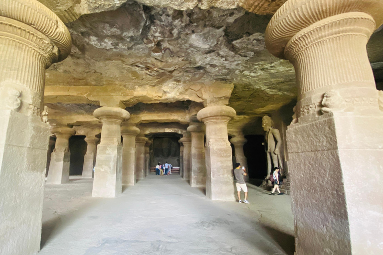 Mumbai: Halbtagestour zu den Elephanta-Höhlen mit Guide und Fährenfahrt