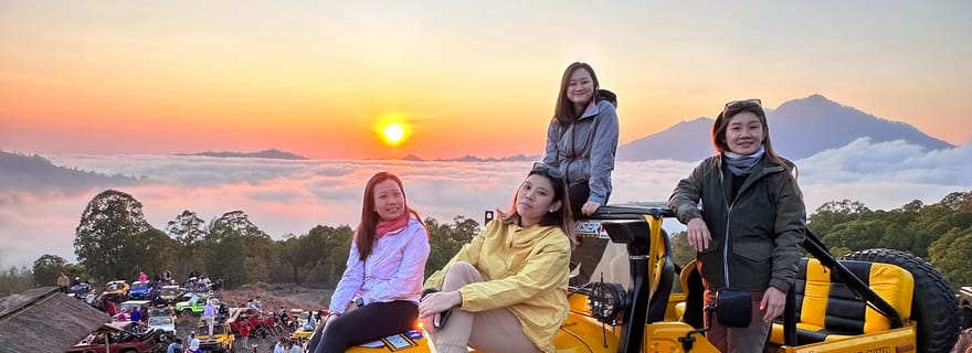 Excursion en 4x4 Jeep au mont Batur pour admirer le lever du soleil à Kintamani