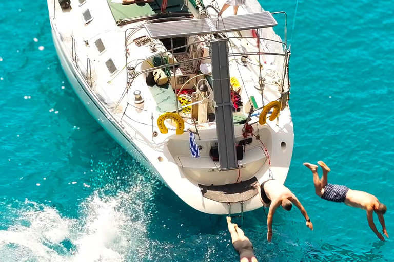 Rhodes: Private Luxury Sailing Yacht with Lunch & Dinner