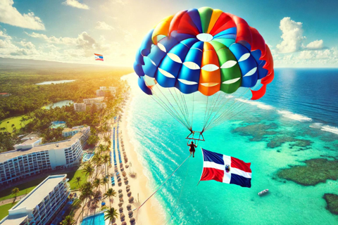 Thrilling Punta Cana Parasailing and Off-Road Buggy Excursions Tour In Buggy From Punta Cana With Pick Up Hotel