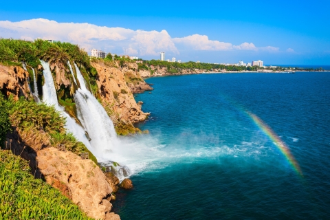 Antalya Wycieczka po Mieście i Wodospady Düden oraz RejsOdbiór i transport powrotny z Antalyi, Lary, Kundu i Konyaalti
