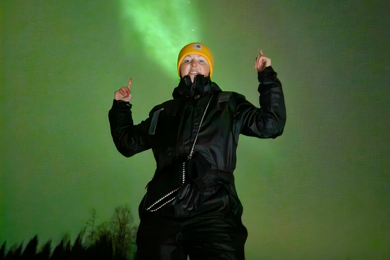 روفانييمي: مطاردة الشفق القطبي الشمالي مع خدمة التوصيل من الفندق