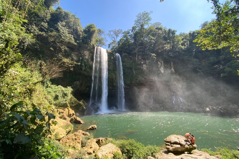 Depuis Palenque : cascades Misol-ha et Agua Azul.