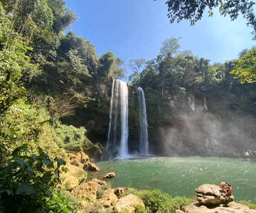Depuis Palenque : cascades Misol-ha et Agua Azul.