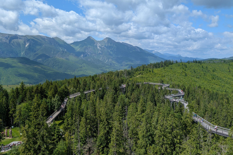from Zakopane: Treetop Walk and Štrbské Pleso Trip