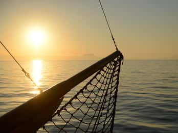 Sunset cruise at St. George Bay from Hersonissos port