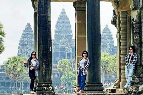 Siem Reap zwiedzanie Angkor Wat Bayon Angkor Thom Ta Promh