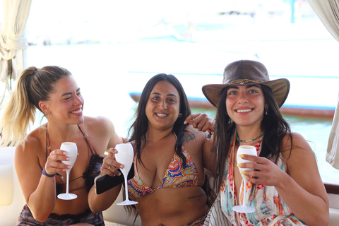 Ibiza: Sunset Boat Tour with Water Sports, Open Bar & Tapas