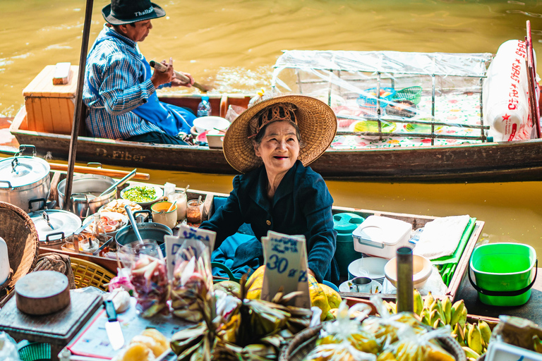 Bangkok: Privat flytande marknad Privat flytande marknad &amp; järnvägsmarknad (Amphawa)