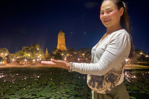 Ayutthaya: Night Heritage Festival River Cruise Incl Dinner