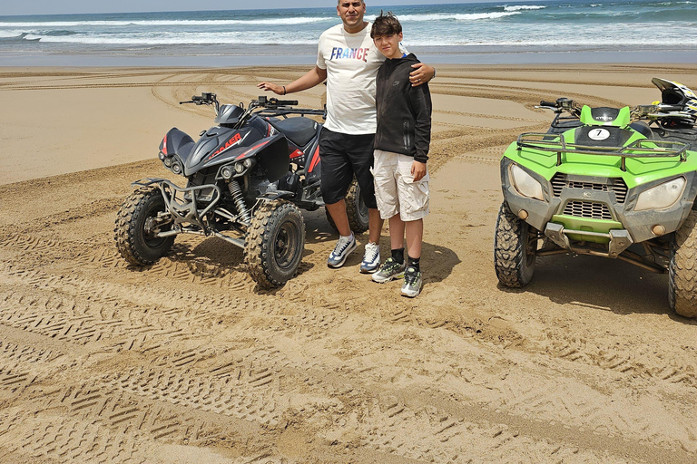Agadir: Quad Bike Desert & beach tour with Sandboarding Single quad ride (1person per quad)