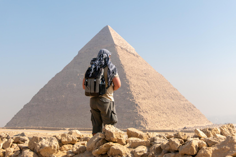 Piramidy w Gizie: wycieczka piesza bez kolejki, Sfinks i widokiPiramidy w Gizie: wycieczka piesza, bez kolejki, Sfinks i widoki