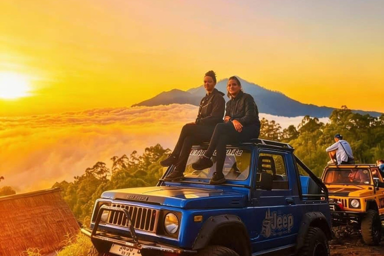 Mount Batur Sunrise Jeep Color Option & HotSpring Relaxation Entrance Ticket Hot Spring Only ( Meeting Point )