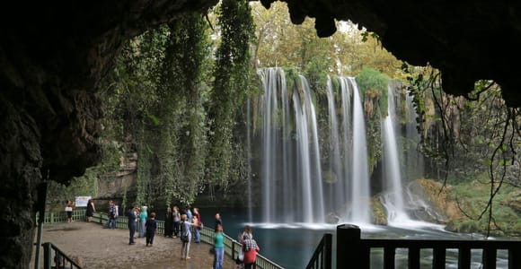 Antalya: City Tour w/Düden Waterfalls, Boat Trip & Cable Car