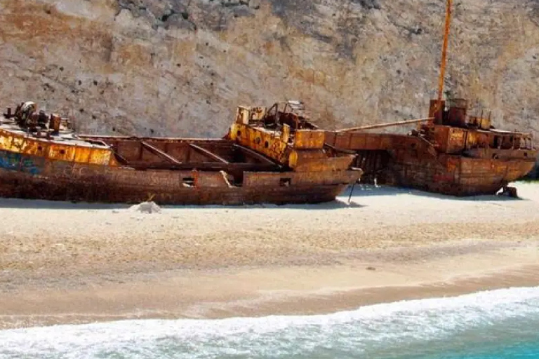 Zakynthos Cruise Ship Tour: Shipwreck, Blue Caves & Xigia