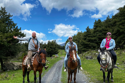 Kazbegi Horse Riding Tour to Arsha Waterfall