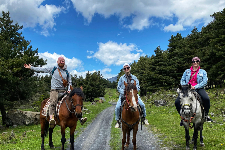 Kazbegi Horse Riding Tour to Arsha Waterfall