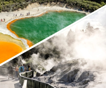Auckland: Excursão de um dia a Rotorua, incluindo Wai O Tapu e Te Puia